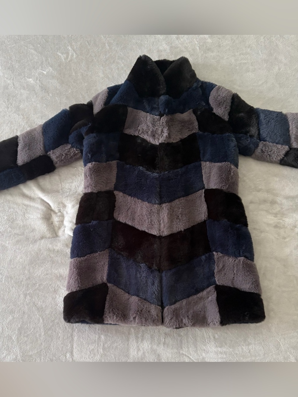 Runway Collection NWT BCBG Faux Fur coat.